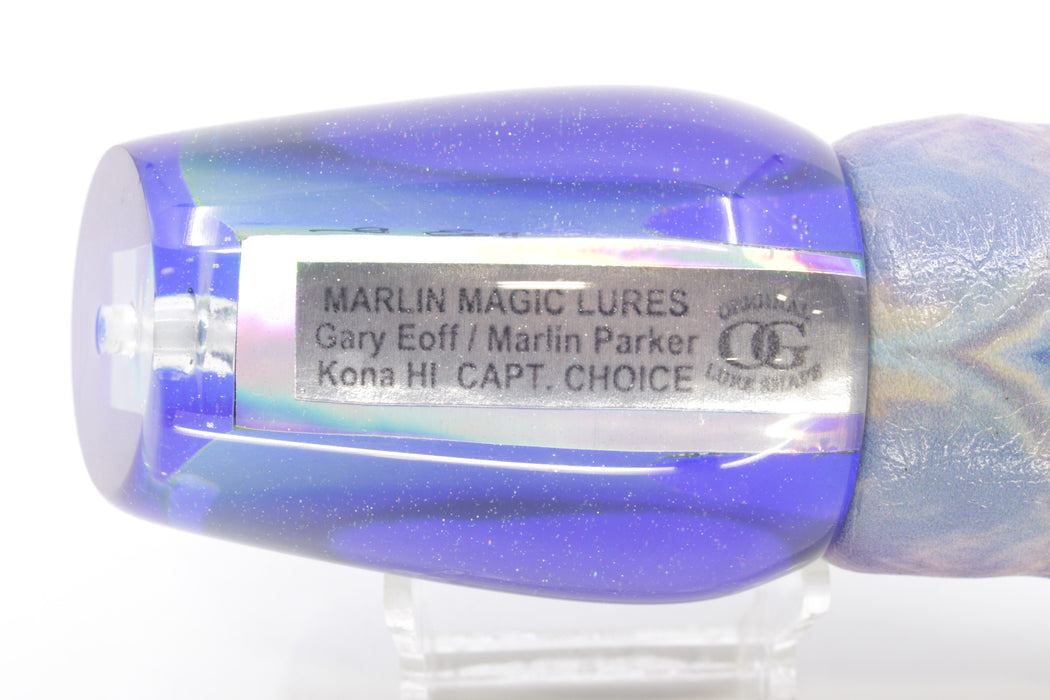 Marlin Magic Lime Green MOP Blue Back Red Eyes Captain's Choice 14" 11oz ALV Tuna