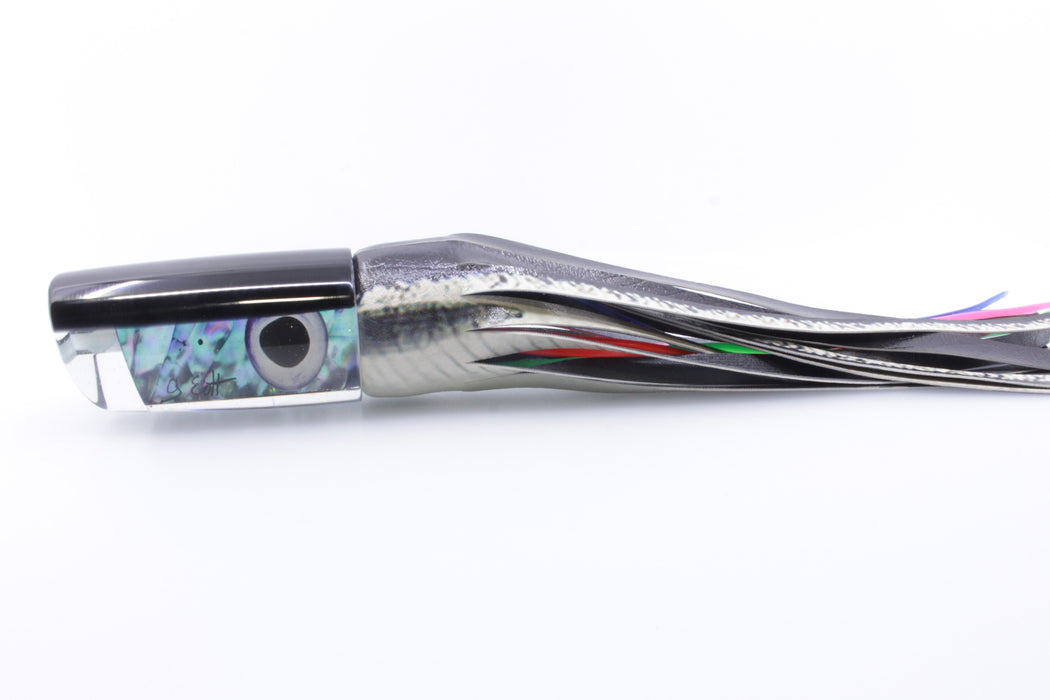 Marlin Magic Lures Blue-Purple Abalone Black Back Da Hammer 14" 11oz ALV Ballyhoo