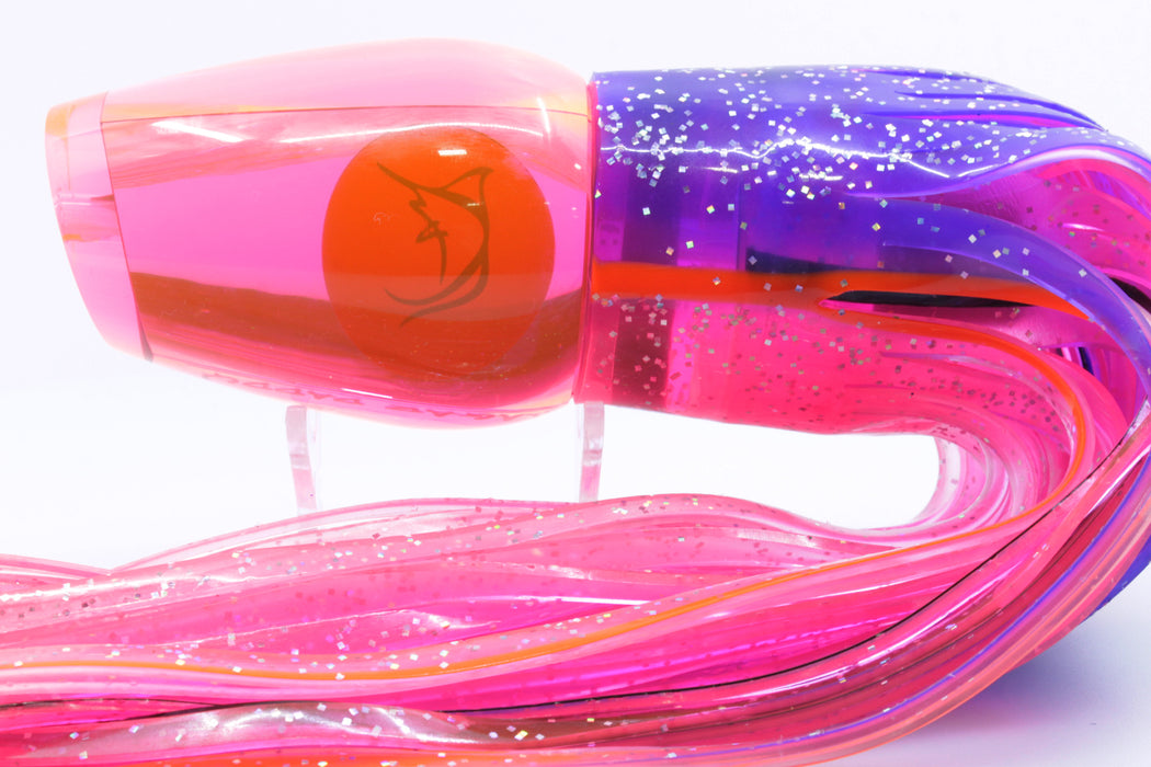 Bonze Lures Fluorescent Pink Mirrored Sugar Daddy 14" 16.5oz Blue-Pink