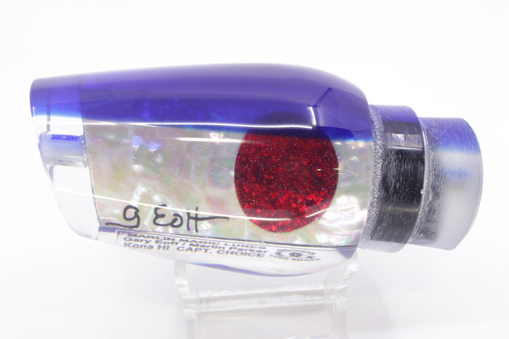 Marlin Magic White Awabi Blue Back Red Eyes Captain's Choice 14" 9.2oz