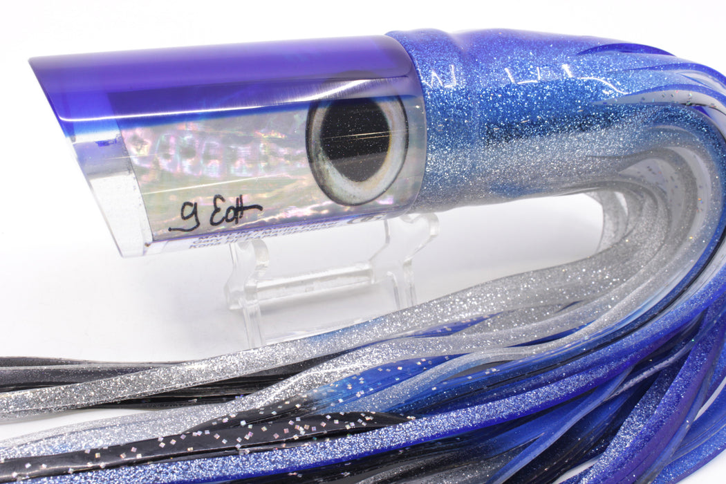 Marlin Magic White Awabi Blue Back Taxi Eyes Papa George 12" 11oz Skirted Blue-Silver