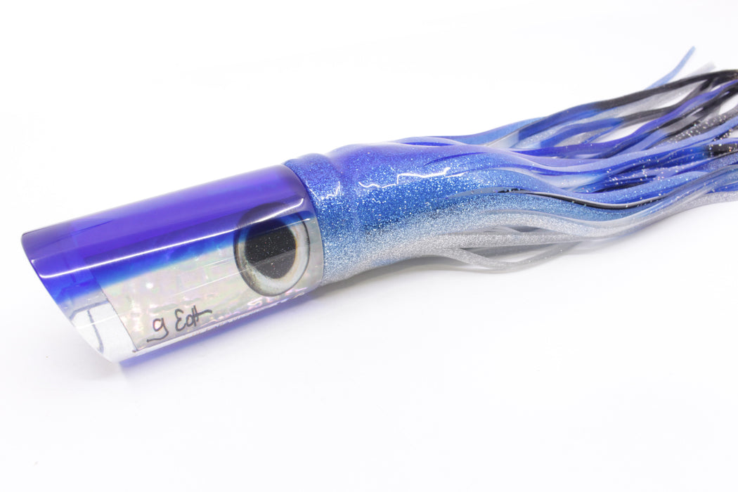 Marlin Magic White Awabi Blue Back Taxi Eyes Papa George 12" 11oz Skirted Blue-Silver