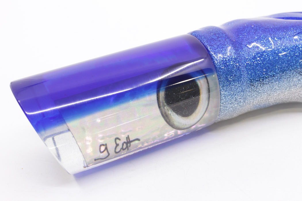 Marlin Magic White Awabi Blue Back Taxi Eyes Papa George 12" 11oz Skirted Blue-Silver