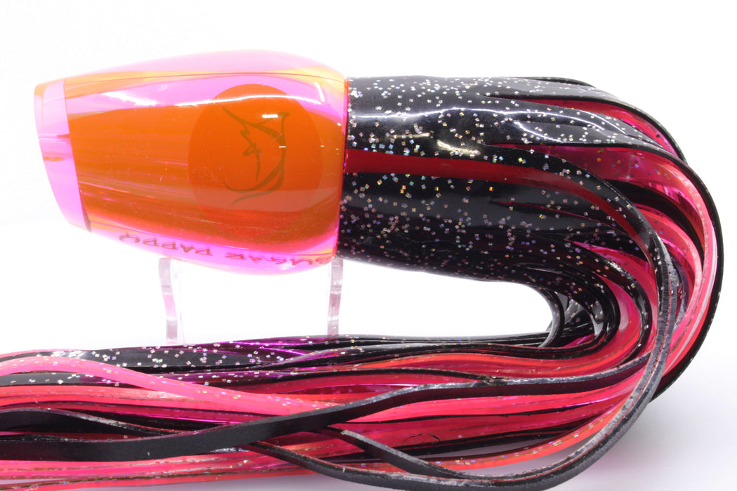 Bonze Lures Fluorescent Pink Mirrored Sugar Daddy 14" 16.5oz Black