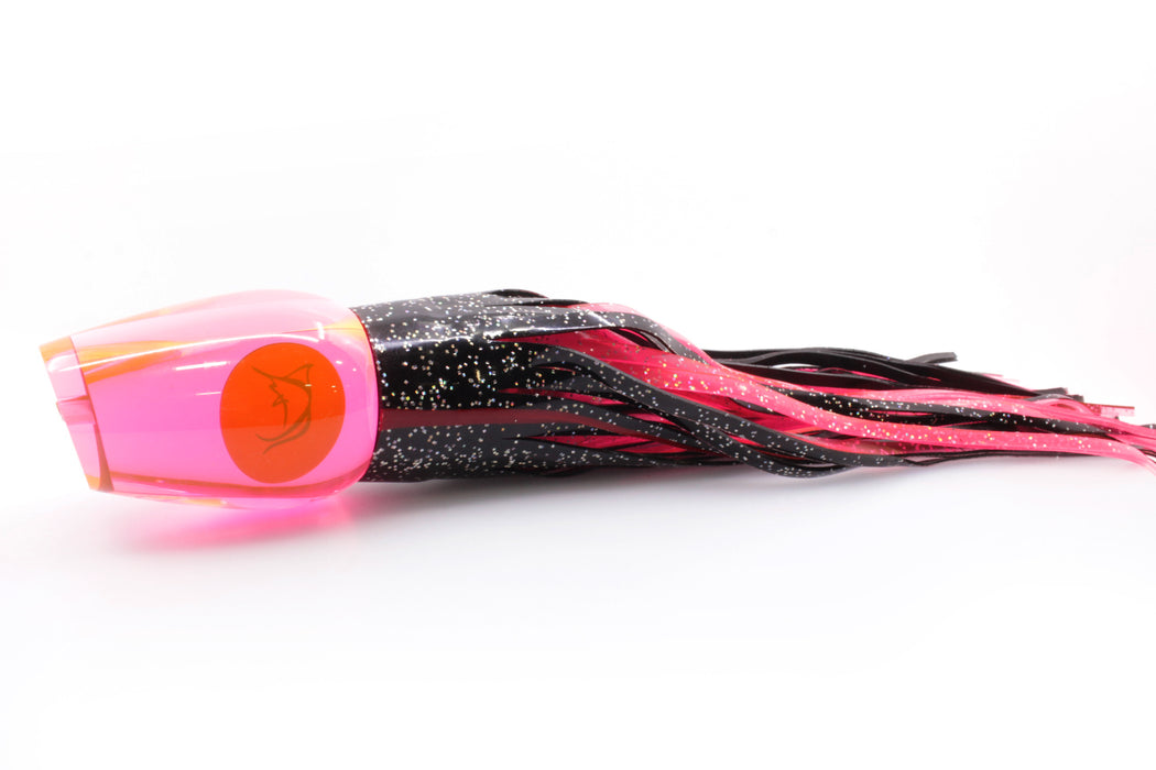 Bonze Lures Fluorescent Pink Mirrored Sugar Daddy 14" 16.5oz Black