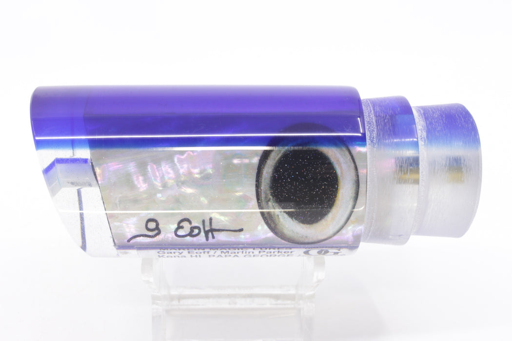 Marlin Magic White Awabi Blue Back Taxi Eyes Papa George 12" 7.5oz