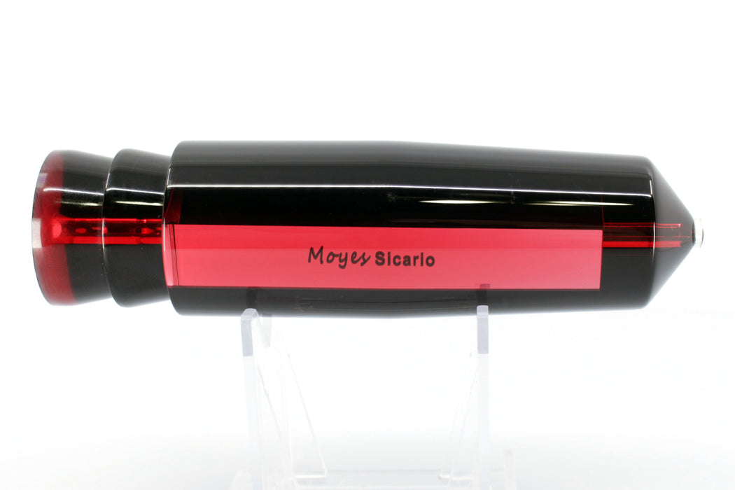 Moyes Lures Red Mirrored Black Back XL Sicario Bullet 14" 11.7oz