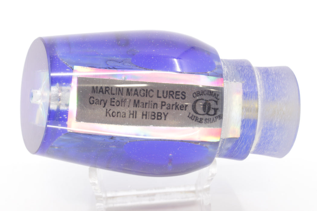 Marlin Magic Blue-Purple Abalone Blue Back Red Eyes Hibby 14" 8oz
