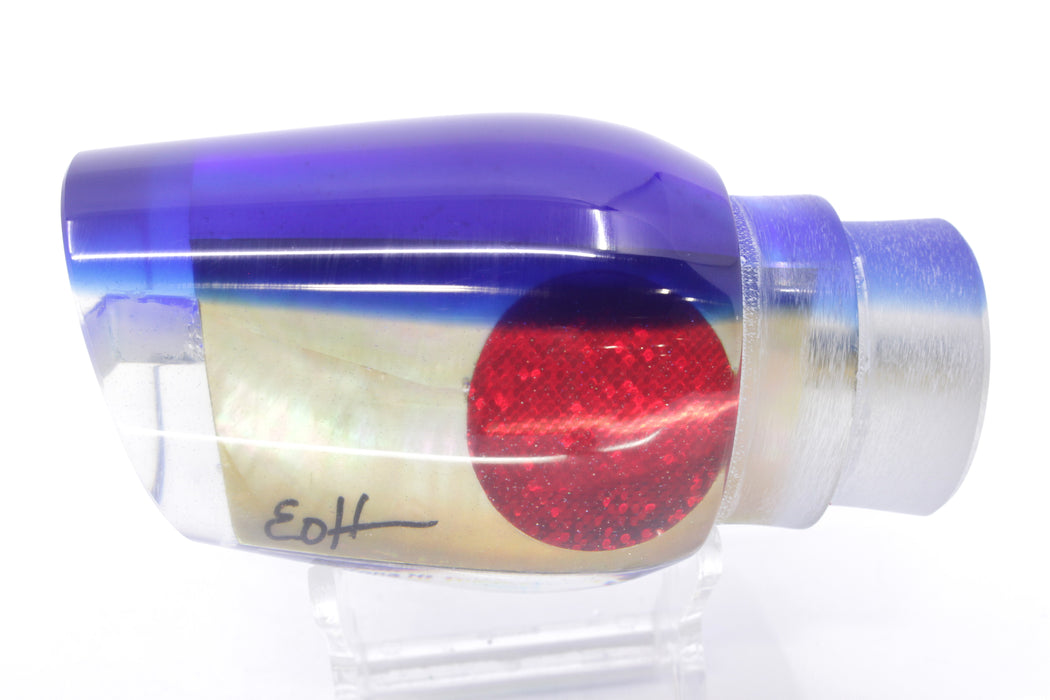 Marlin Magic Golden MOP Blue Back Red Eyes Hibby 14" 8oz