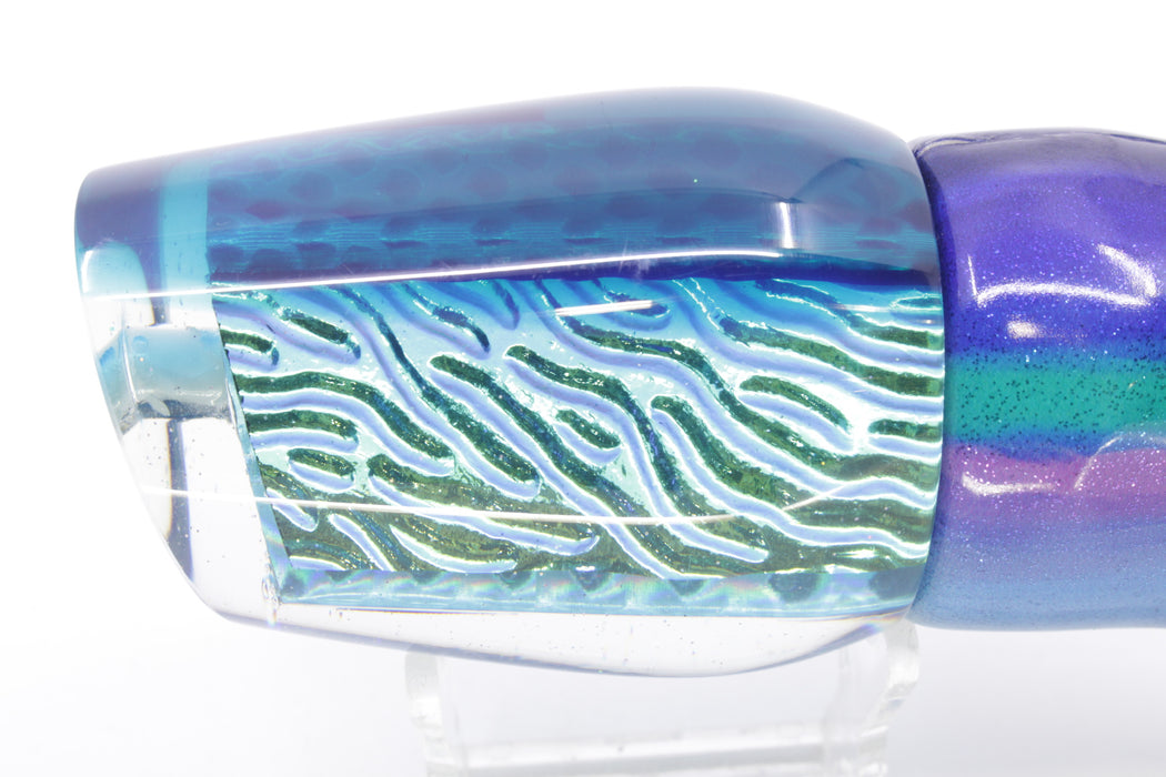 Marlin Magic Ice Blue-Akule Lava Blue Back Hibby 14" 11oz Fire Tailz Vinyl Blueberry