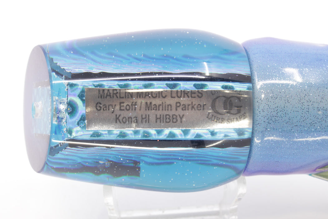 Marlin Magic Ice Blue-Akule Lava Blue Back Hibby 14" 11oz Fire Tailz Vinyl Blueberry