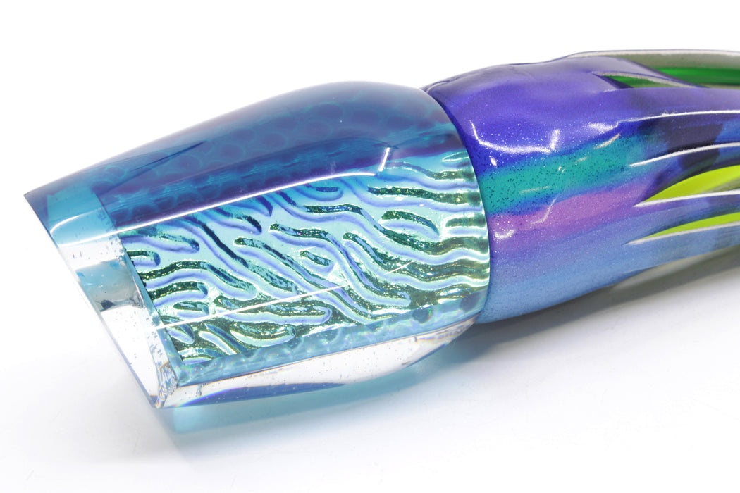 Marlin Magic Ice Blue-Akule Lava Blue Back Hibby 14" 11oz Fire Tailz Vinyl Blueberry