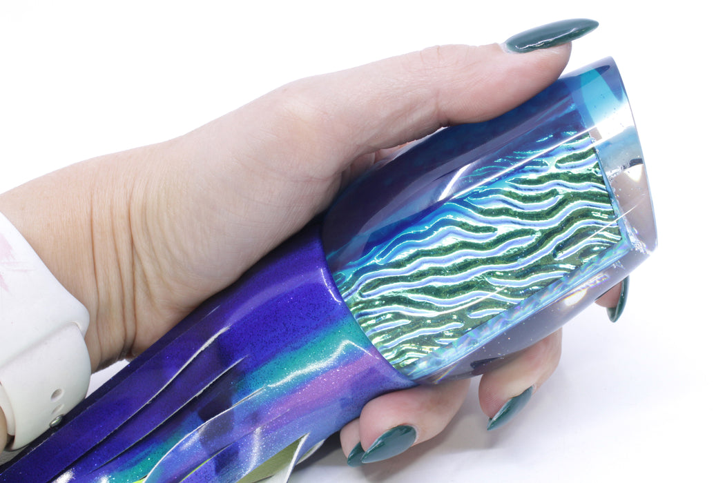 Marlin Magic Ice Blue-Akule Lava Blue Back Hibby 14" 11oz Fire Tailz Vinyl Blueberry