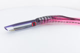 Coggin Lures Mirrored Purple Back Pencil Stick Swimmer 5.5" 2oz Purple-Silver-Pink