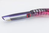 Coggin Lures Mirrored Purple Back Pencil Stick Swimmer 5.5" 2oz Purple-Silver-Pink