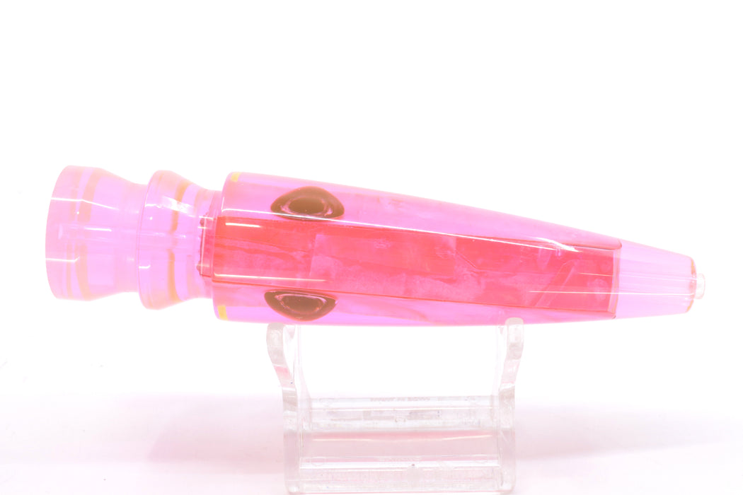 Moyes Lures Fluorescent Pink MOP Taxi Eyes Ono Rocket 9" 5oz GZE