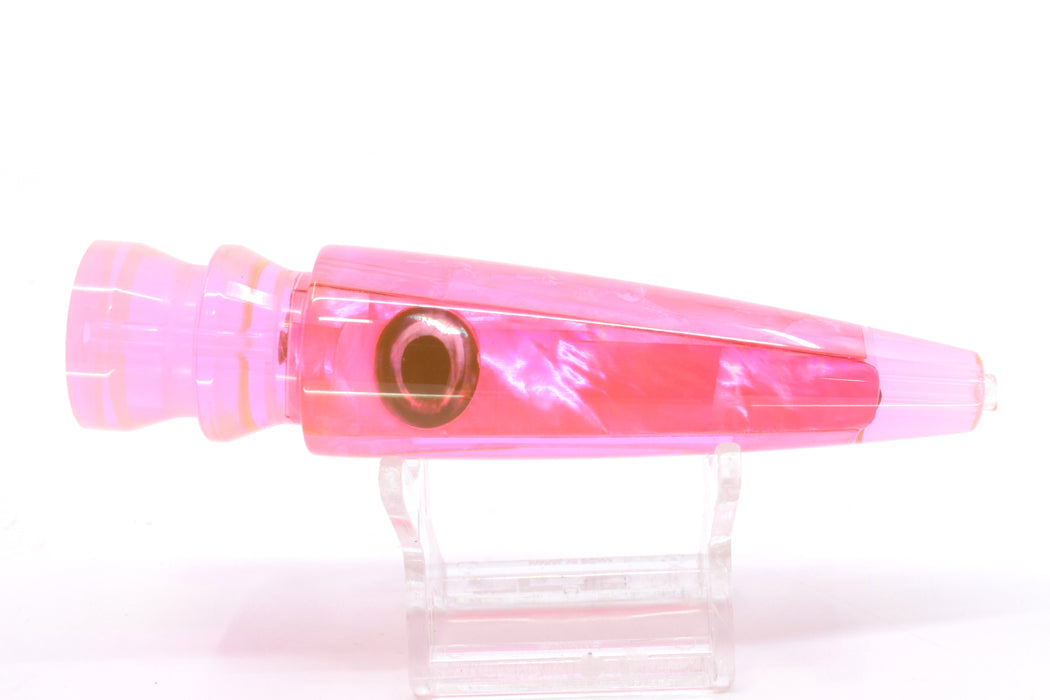 Moyes Lures Fluorescent Pink MOP Taxi Eyes Ono Rocket 9" 5oz GZE