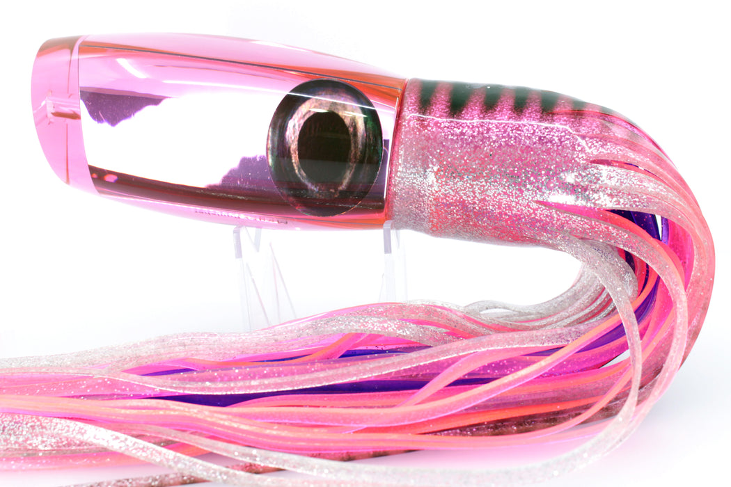 Moyes Lures Pink Mirrored Punisher 16" 20.2oz Skirted #1