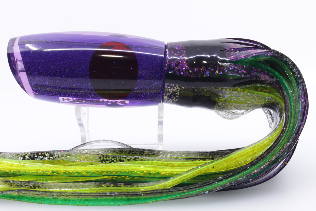 Bonze Lures Purple Rainbow Red Eyes Behemoth 12" 11.2oz Purple/Green