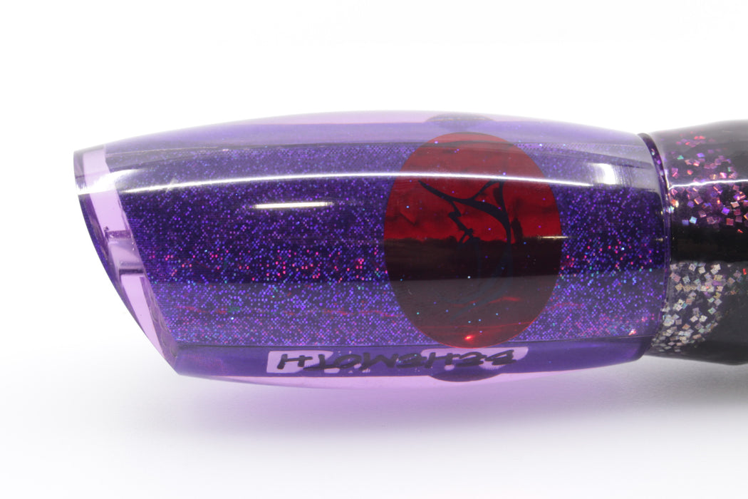 Bonze Lures Purple Rainbow Red Eyes Behemoth 12" 11.2oz Purple/Green