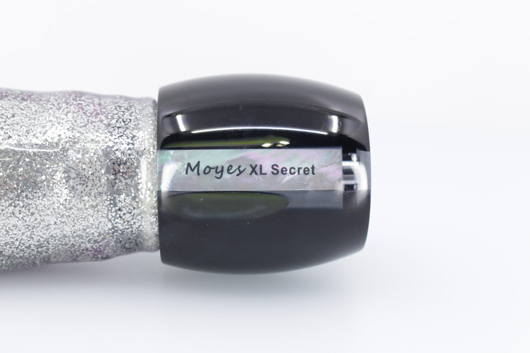 Moyes Lures Gray Shimmer Pearl Black Back XL Secret 14" 9oz Skirted