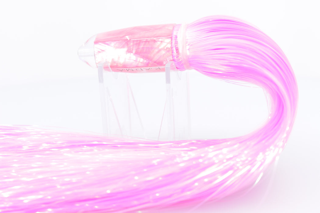 Koya Lures Pink MOP Karma Bullet 7" 3.3oz Flashabou Pink-White Pearl