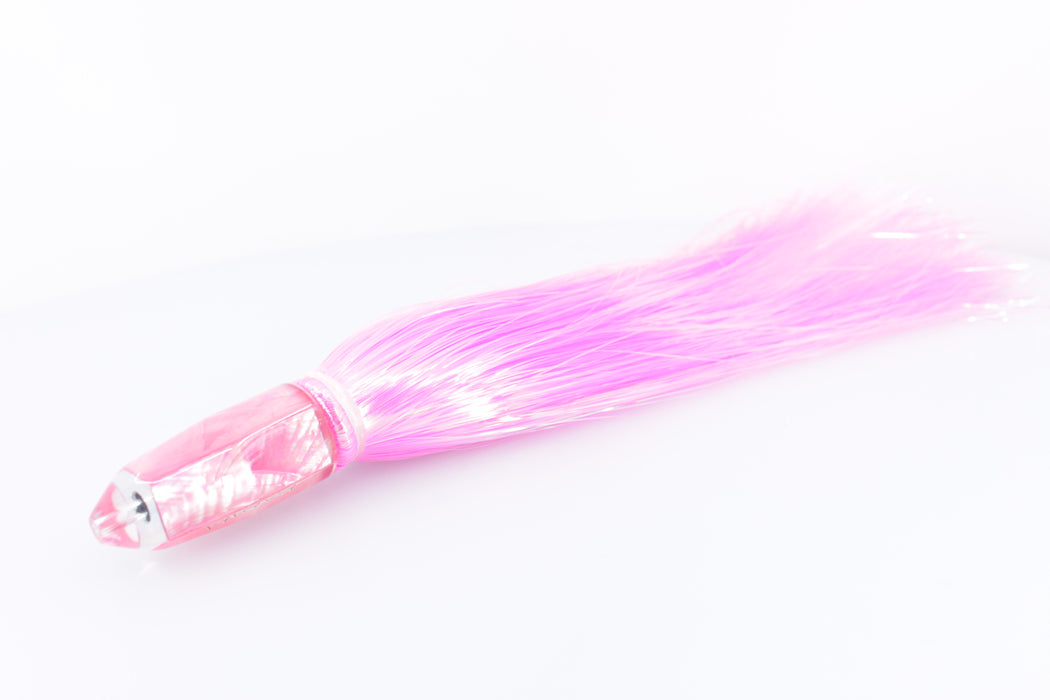 Koya Lures Pink MOP Karma Bullet 7" 3.3oz Flashabou Pink-White Pearl