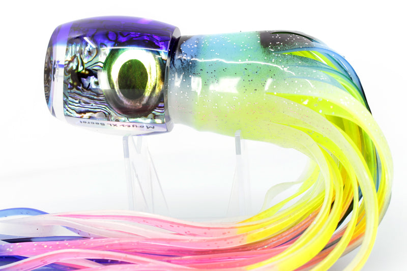 Moyes Lures Paua Shell Blue Back XL Secret 14" 9oz Skirted