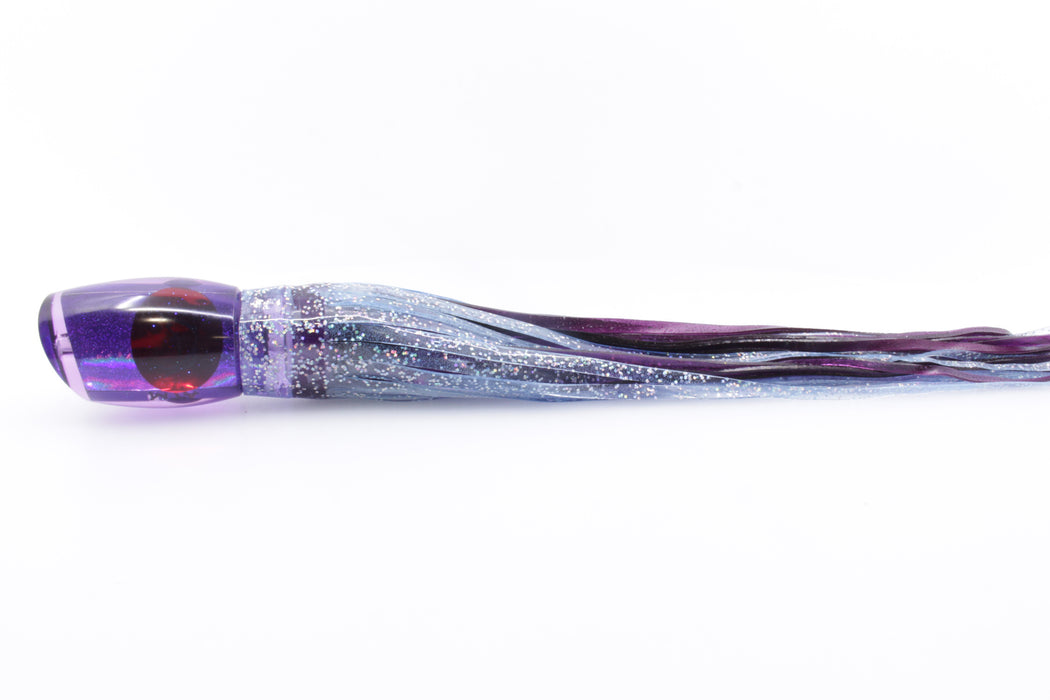 Bonze Lures Purple Rainbow Red Eyes ATM 10" 6oz Ice Blue/Purple Aurora