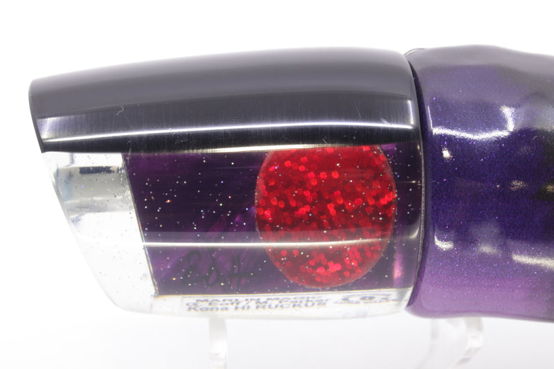 Marlin Magic Purple MOP Black Back Red Eyes Ruckus 12" 9oz Fire Tailz Vinyl Grape Juice