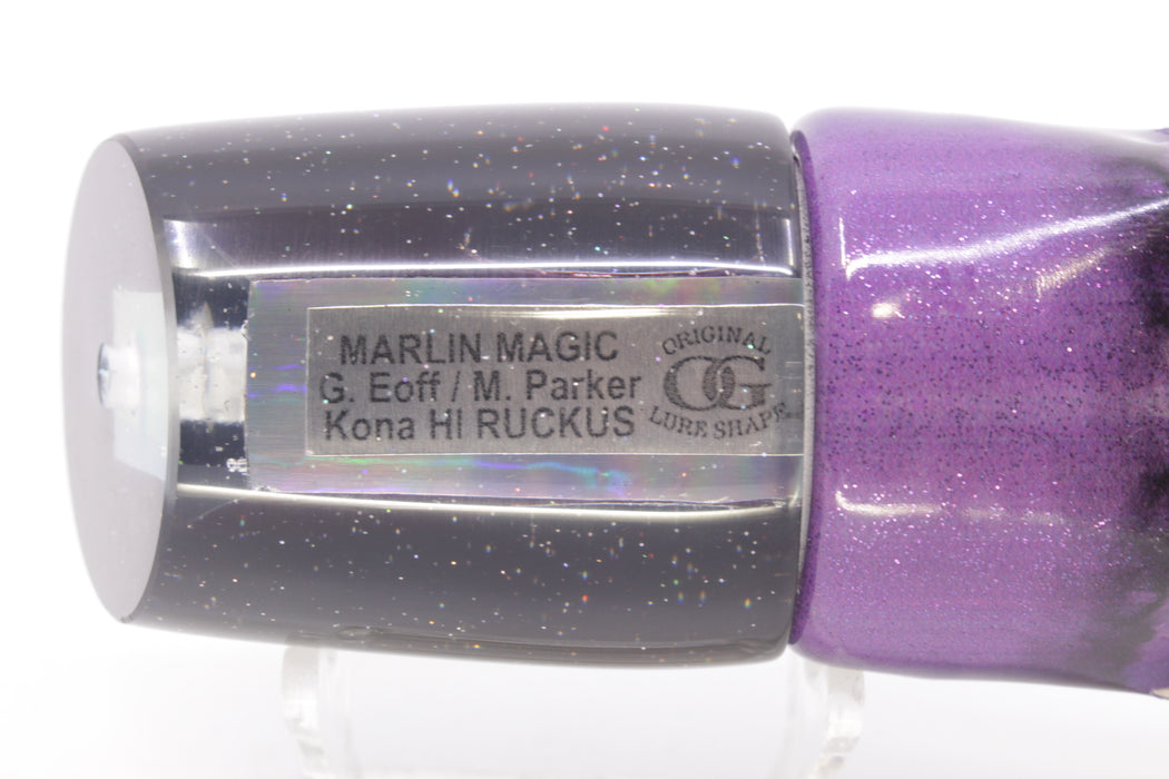 Marlin Magic Purple MOP Black Back Red Eyes Ruckus 12" 9oz Fire Tailz Vinyl Grape Juice