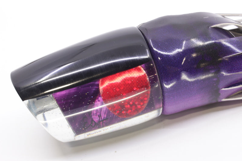 Marlin Magic Purple MOP Black Back Red Eyes Ruckus 12" 9oz Fire Tailz Vinyl Grape Juice