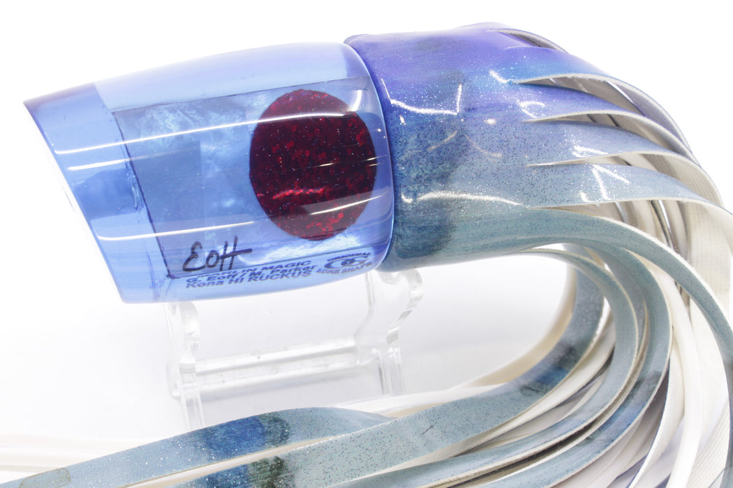 Marlin Magic Ice Blue MOP Red Eyes Ruckus 12" 9oz Fire Tailz Vinyl Aku Revisited