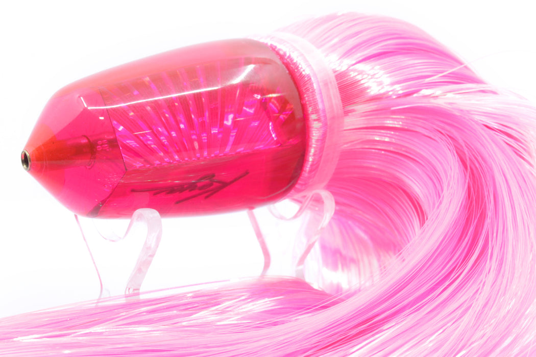 Koya Lures Pink Rainbow Starburst Bullet 9"+ 7.5oz Strobez Pink