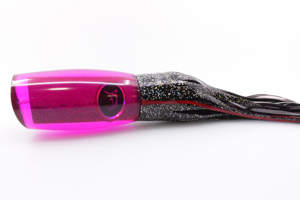 Bonze Lures Fuchsia Rainbow Black Eyes Bankwalker Teaser 16" 26oz Black