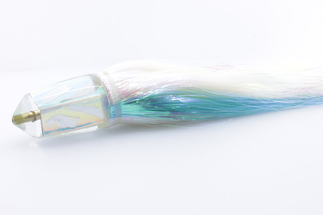 Koya Lures Ice Rainbow Cracked Glass Bullet 9"+ 7.5oz Strobez Feathersword