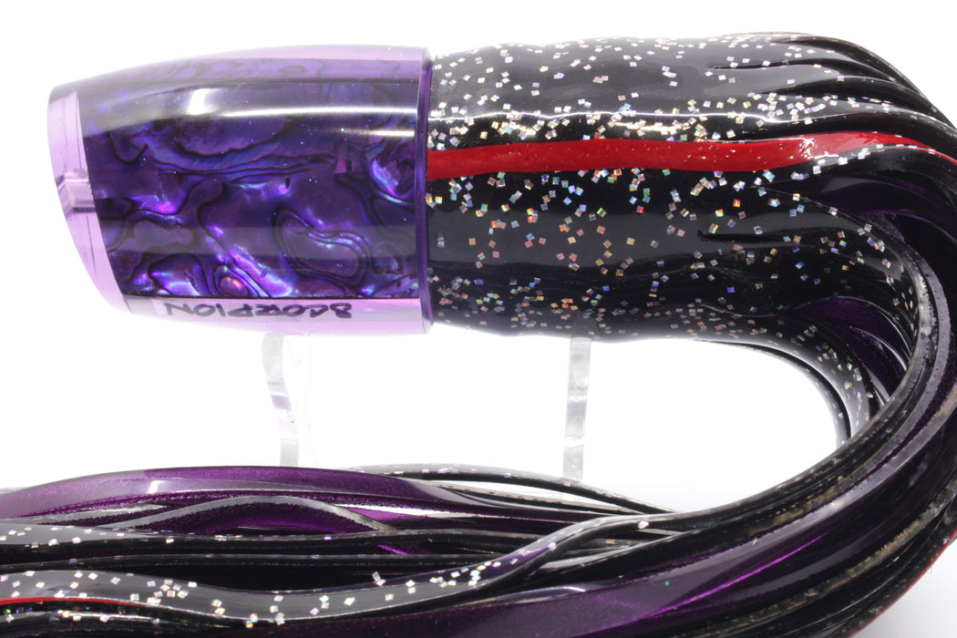 Bonze Lures Purple Paua Shell Scorpion 14" 11.3oz Black