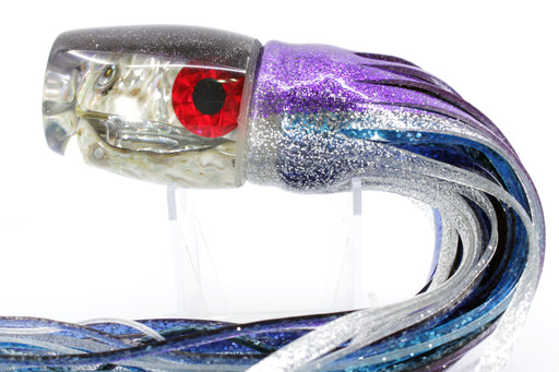 copa fishing lures Coggin Lures Real Abalone Black Back 4-Hole Copa Teardrop Invert 12" 10.5oz Skirted
