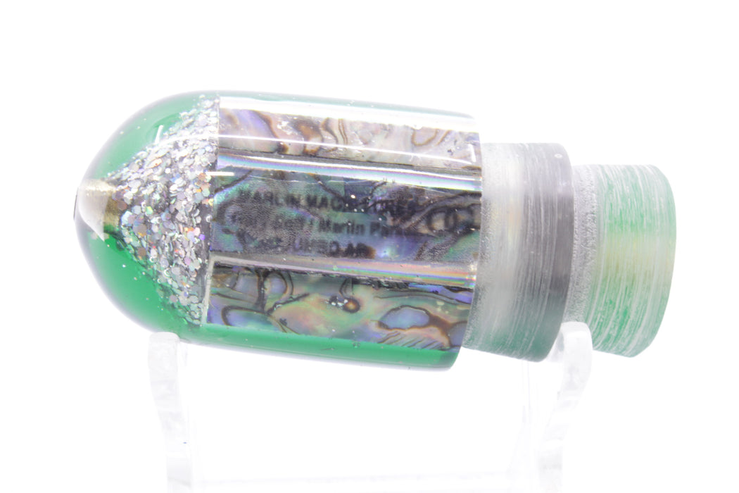 Marlin Magic Lures Paua Shell Green Back Jumbo AP Bullet 9" 4.7oz