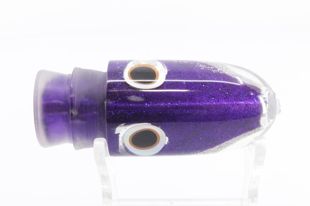 Jackpot Lures Purple-Silver Fish Head Small Bullet 9" 5.3oz