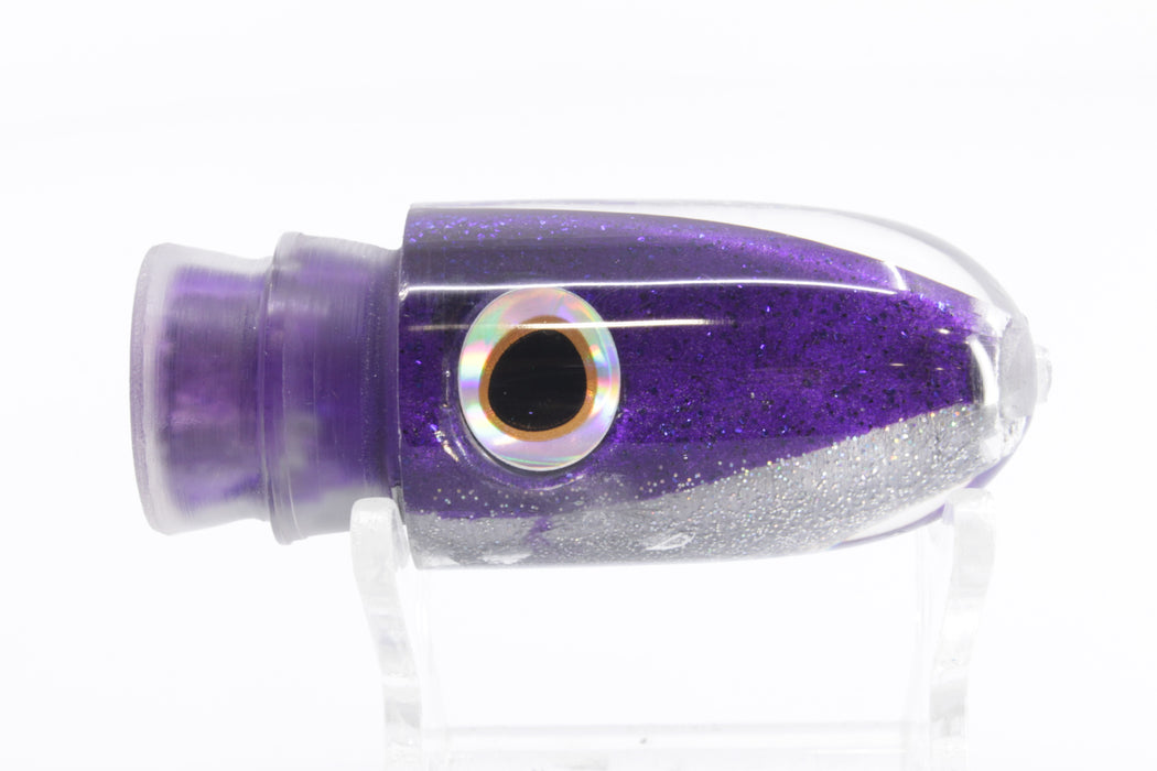 Jackpot Lures Purple-Silver Fish Head Small Bullet 9" 5.3oz