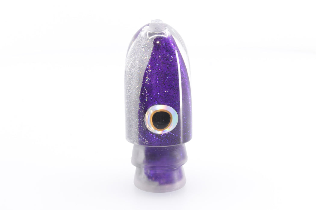 Jackpot Lures Purple-Silver Fish Head Small Bullet 9" 5.3oz