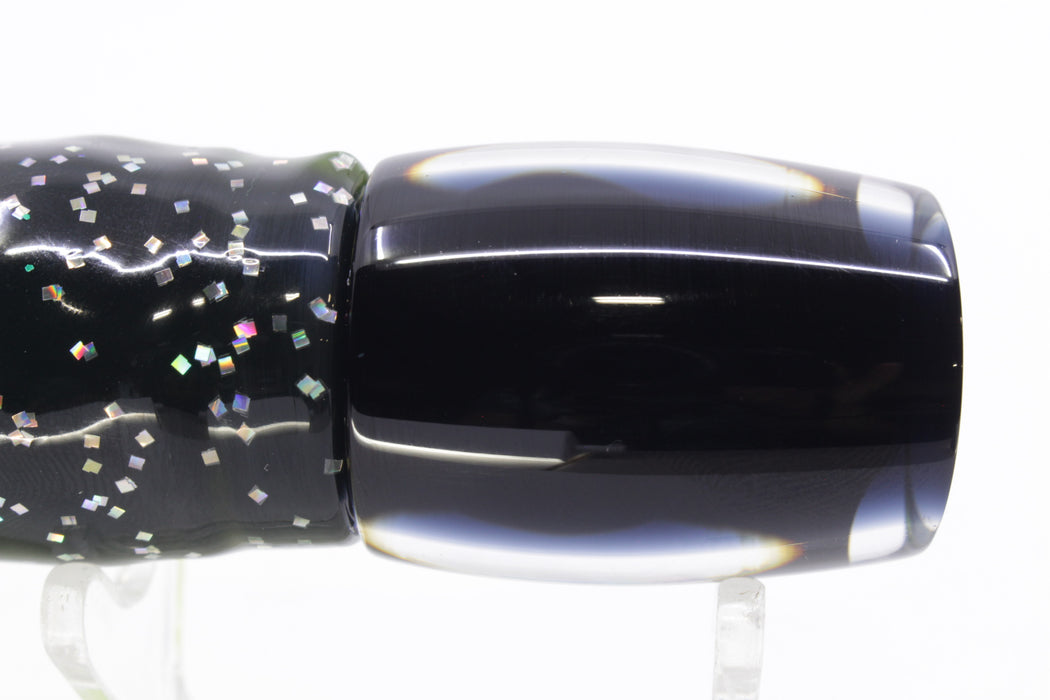 Moyes Lures Black Pearl Black Back Small J-Boy 9" 5oz Skirted Magic Johnson