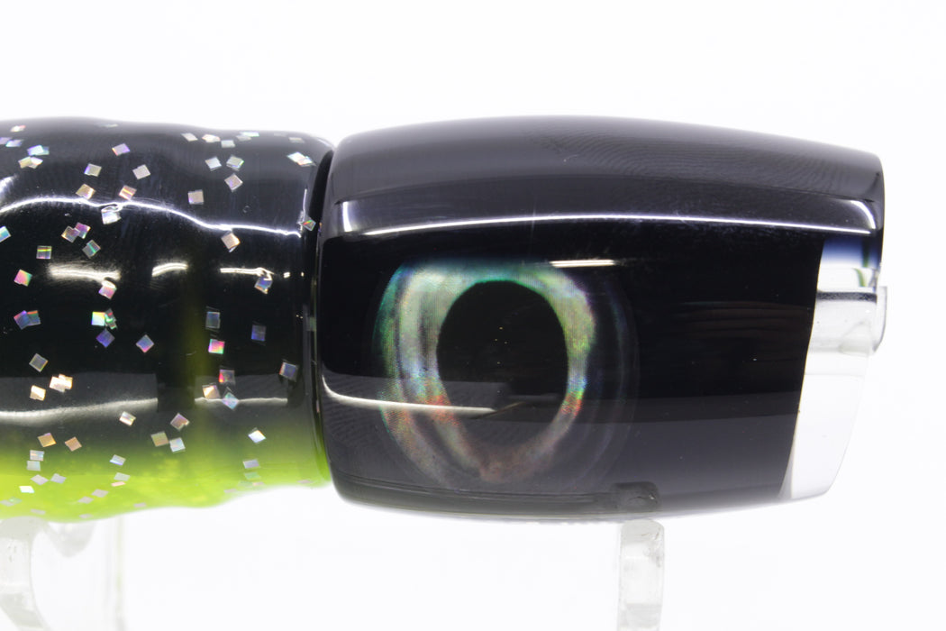 Moyes Lures Black Pearl Black Back Small J-Boy 9" 5oz Skirted Magic Johnson