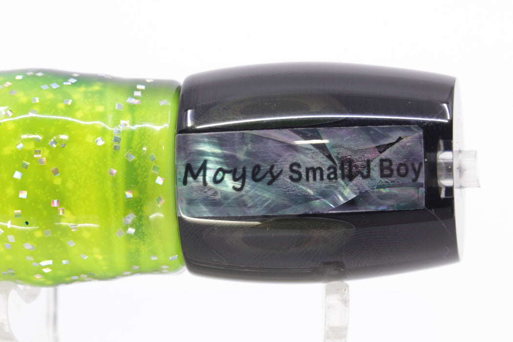 Moyes Lures Black Pearl Black Back Small J-Boy 9" 5oz Skirted Magic Johnson
