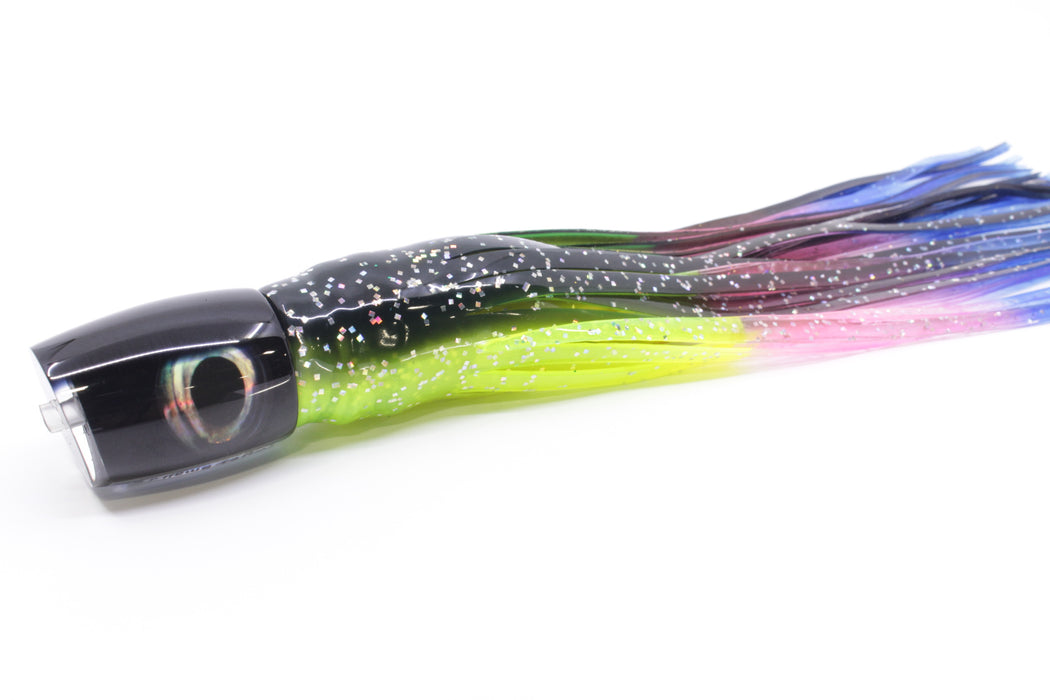 Moyes Lures Black Pearl Black Back Small J-Boy 9" 5oz Skirted Magic Johnson