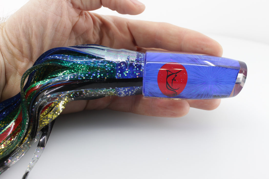 Bonze Lures Blue Starburst Red Eyes Here For The Party 10" 8oz Evil