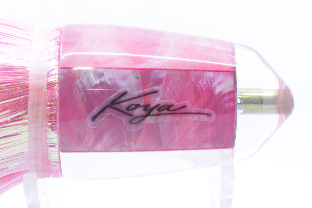 Koya Lures Pink MOP Bullet 9"+ 7.5oz Flashabou Pink/Purple-Ice Blue