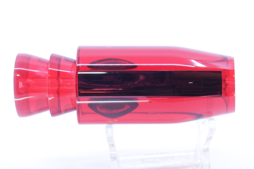 Moyes Lures Red Mirrored Taxi Eyes O.S. Plunger 12" 4.2oz