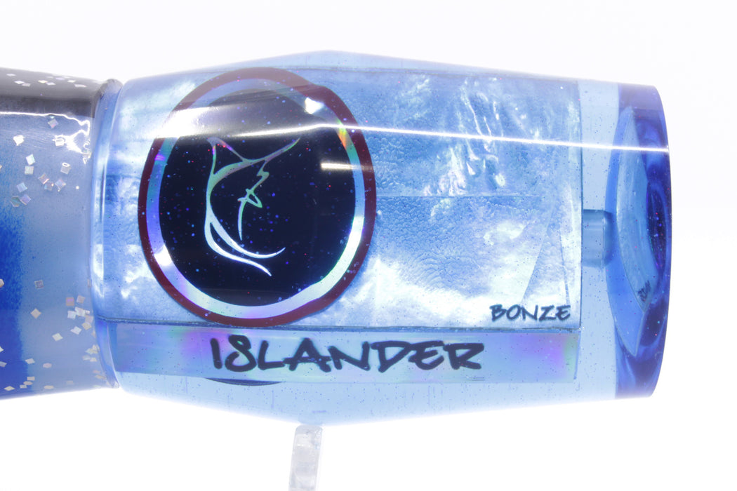 Bonze Lures Blue MOP Black Eyes Islander 12" 8.7oz Blue-Black-White